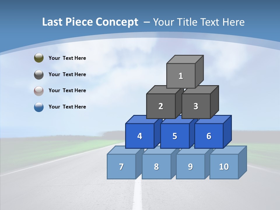 Freeway Motion Nature PowerPoint Template