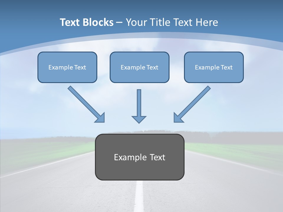 Freeway Motion Nature PowerPoint Template