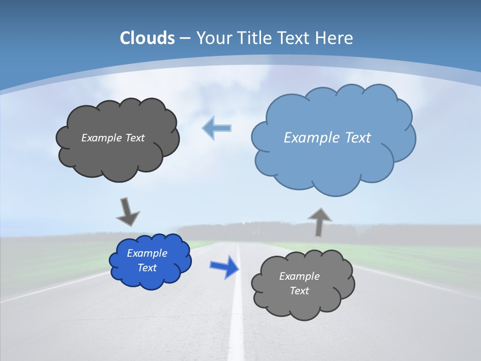 Freeway Motion Nature PowerPoint Template