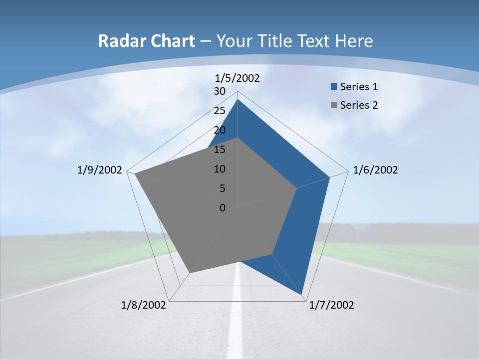 Freeway Motion Nature PowerPoint Template