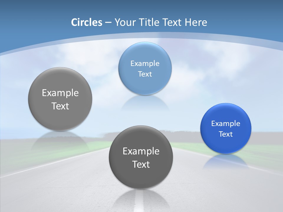 Freeway Motion Nature PowerPoint Template