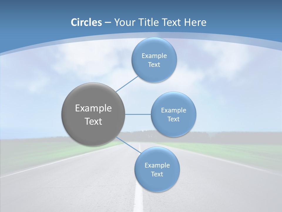 Freeway Motion Nature PowerPoint Template