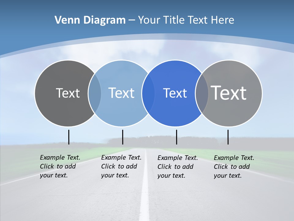Freeway Motion Nature PowerPoint Template