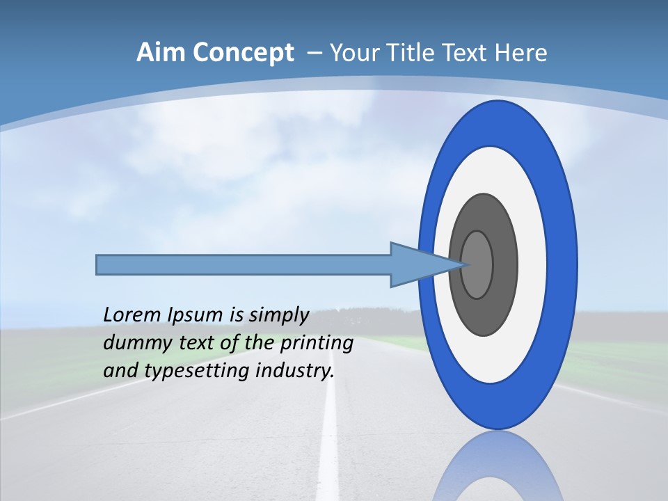 Freeway Motion Nature PowerPoint Template