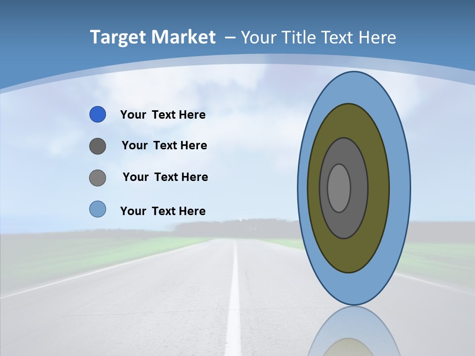 Freeway Motion Nature PowerPoint Template