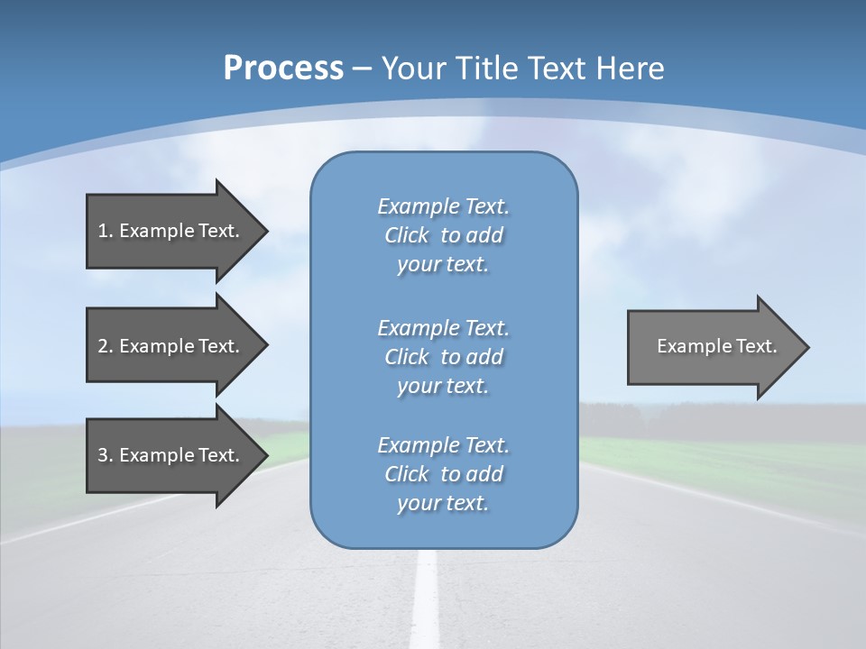 Freeway Motion Nature PowerPoint Template