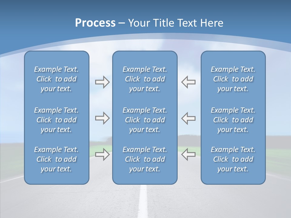 Freeway Motion Nature PowerPoint Template