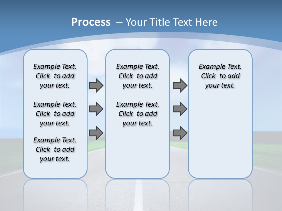 Freeway Motion Nature PowerPoint Template
