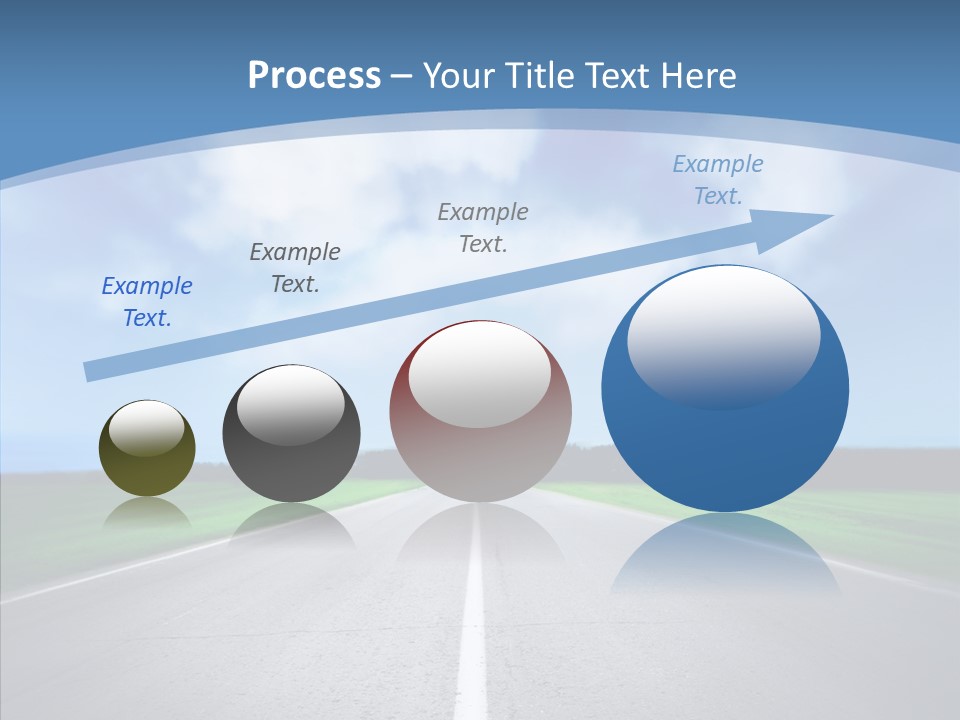 Freeway Motion Nature PowerPoint Template