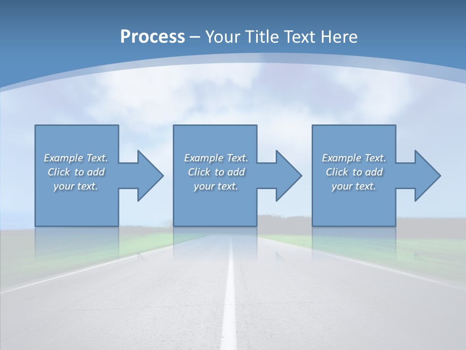 Freeway Motion Nature PowerPoint Template