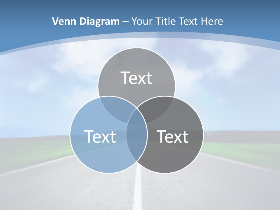 Freeway Motion Nature PowerPoint Template
