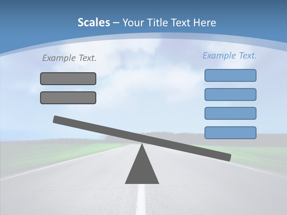 Freeway Motion Nature PowerPoint Template