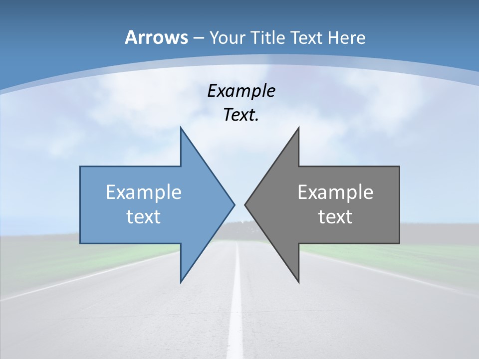 Freeway Motion Nature PowerPoint Template