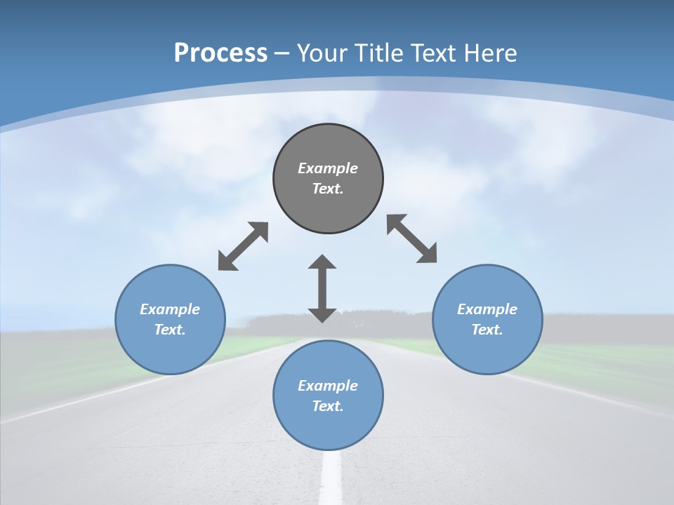 Freeway Motion Nature PowerPoint Template