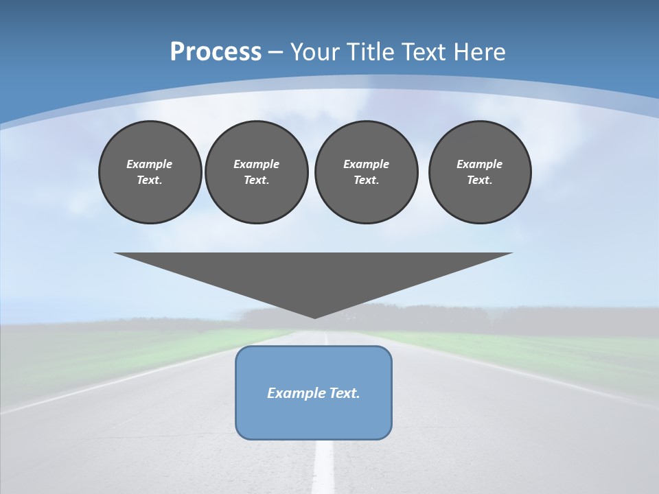 Freeway Motion Nature PowerPoint Template