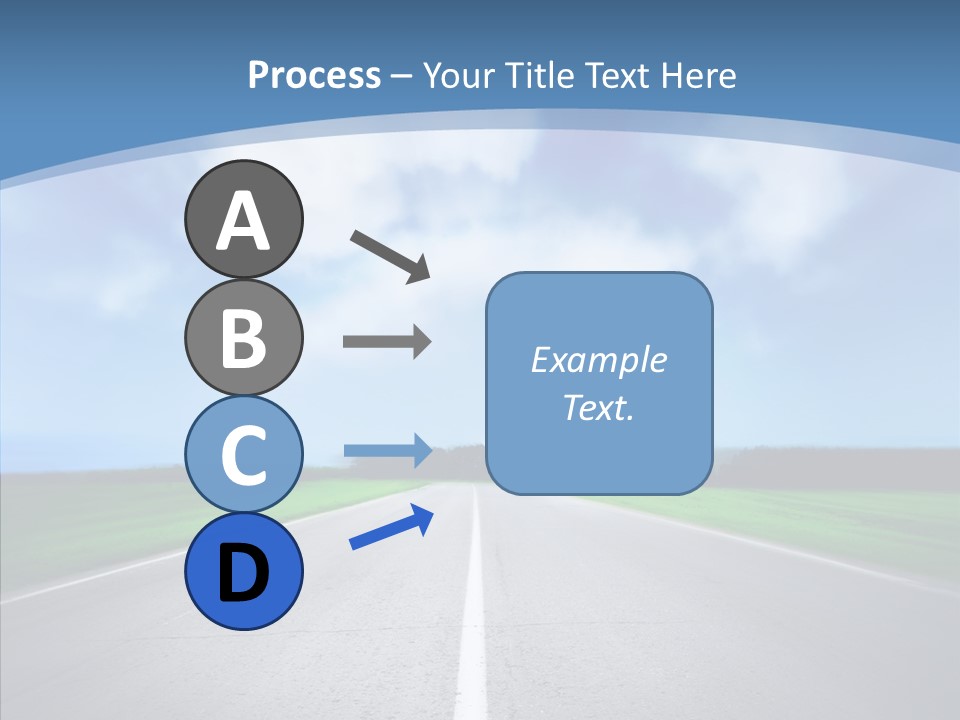 Freeway Motion Nature PowerPoint Template