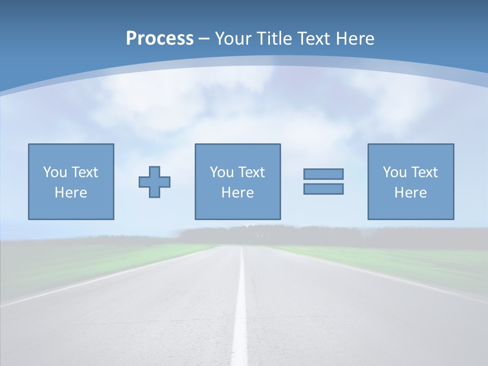 Freeway Motion Nature PowerPoint Template