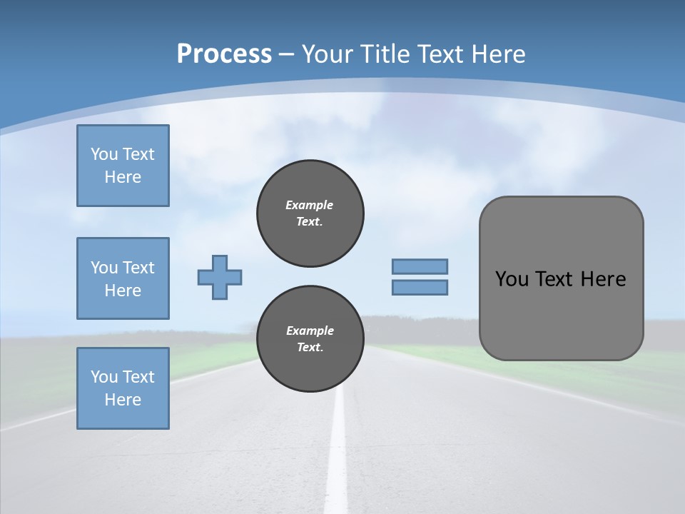 Freeway Motion Nature PowerPoint Template