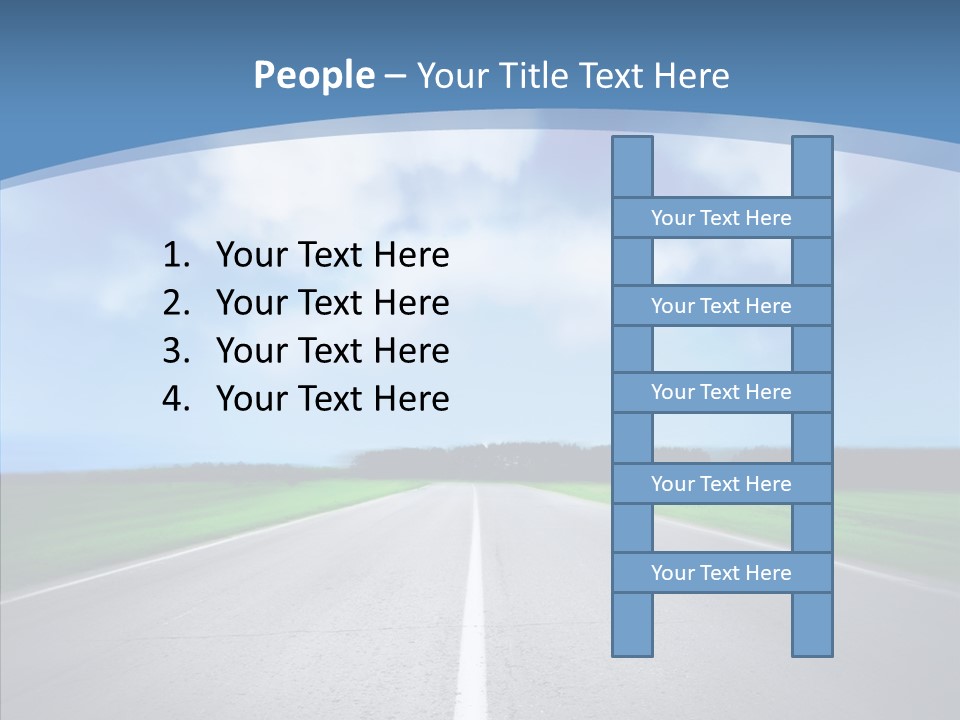 Freeway Motion Nature PowerPoint Template