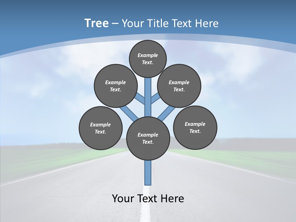 Freeway Motion Nature PowerPoint Template