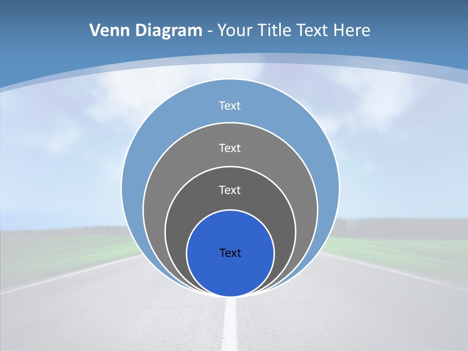 Freeway Motion Nature PowerPoint Template