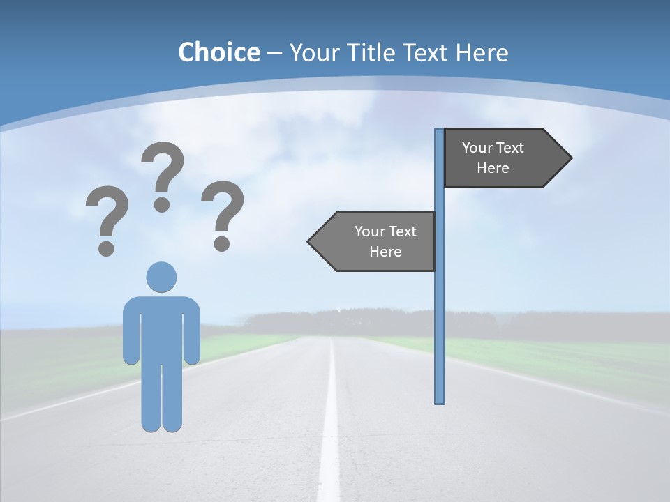 Freeway Motion Nature PowerPoint Template