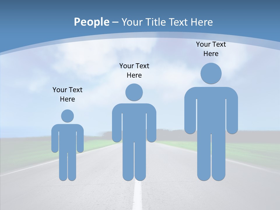 Freeway Motion Nature PowerPoint Template