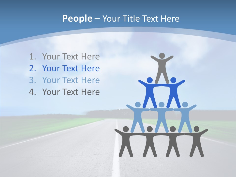 Freeway Motion Nature PowerPoint Template