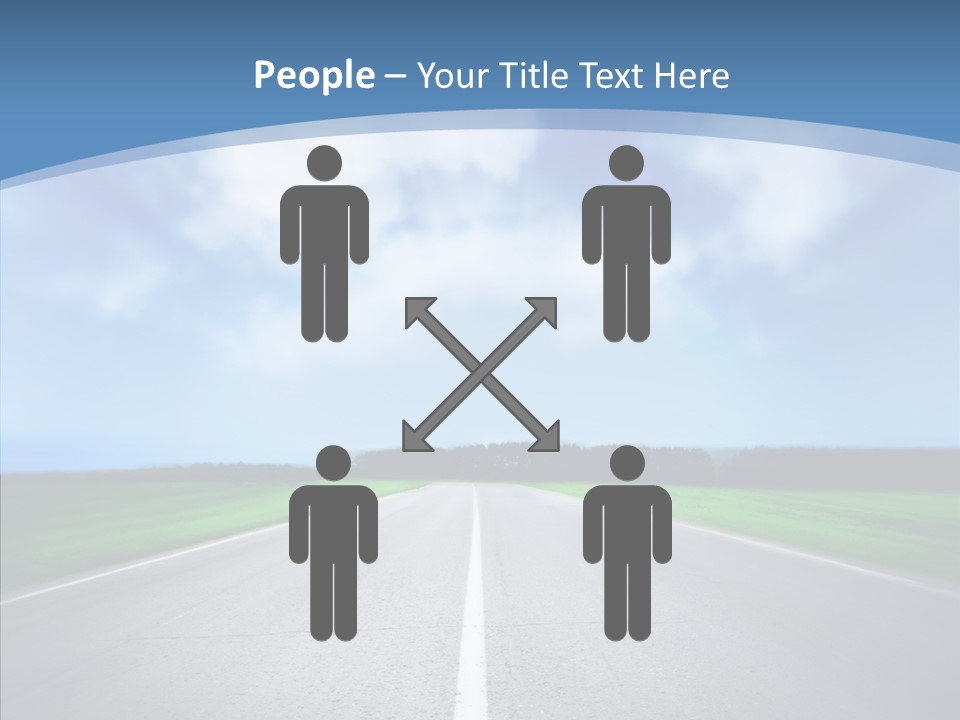 Freeway Motion Nature PowerPoint Template