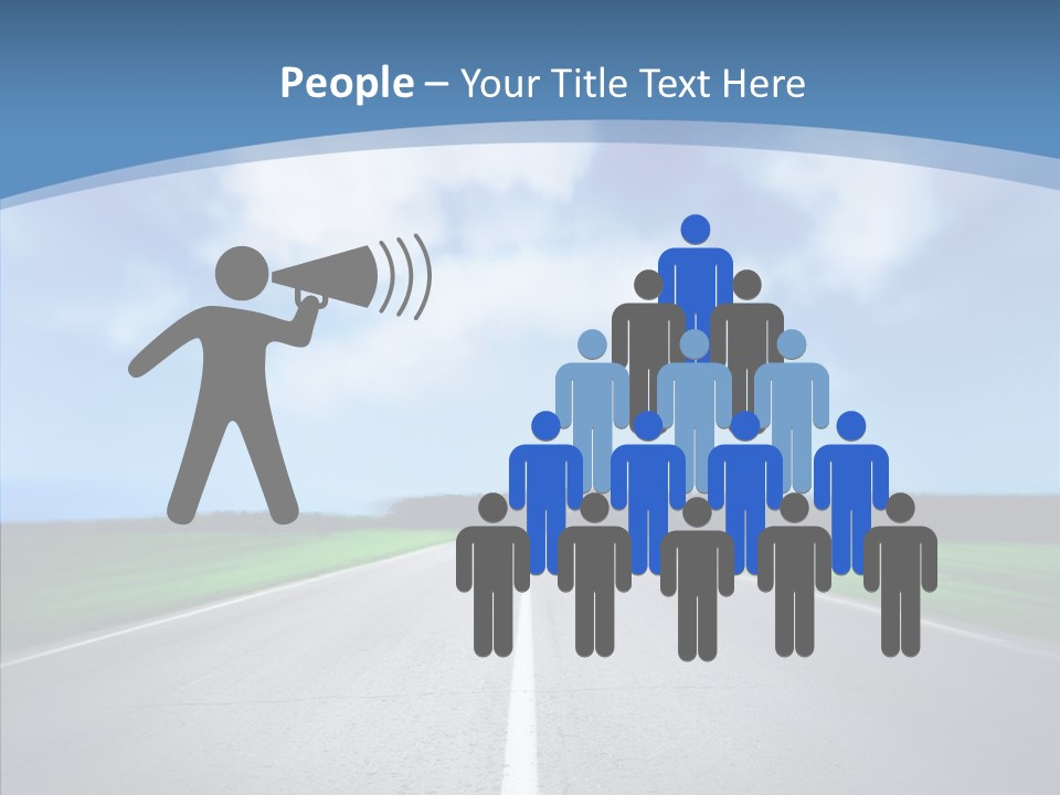 Freeway Motion Nature PowerPoint Template