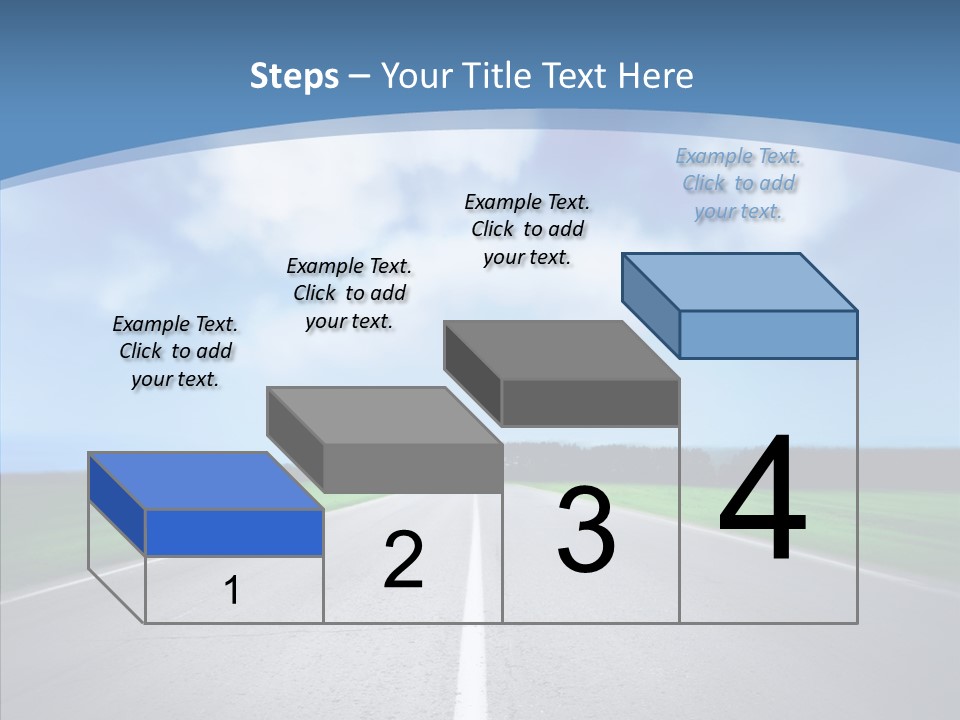 Freeway Motion Nature PowerPoint Template