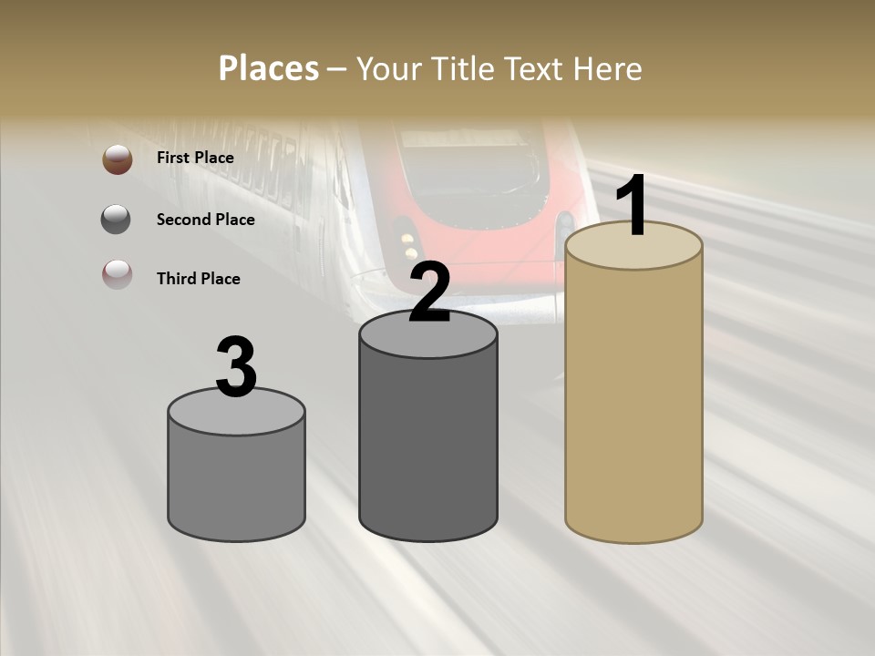 Commuting Wagon Journey PowerPoint Template