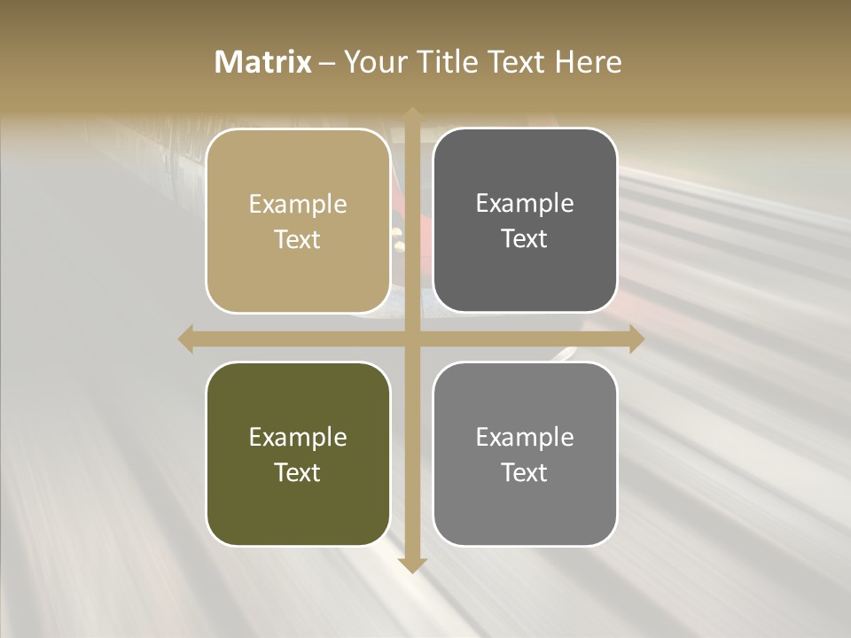 Commuting Wagon Journey PowerPoint Template