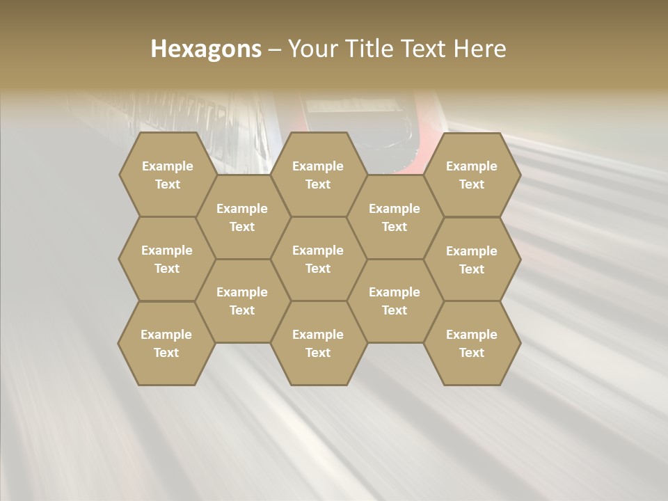 Commuting Wagon Journey PowerPoint Template