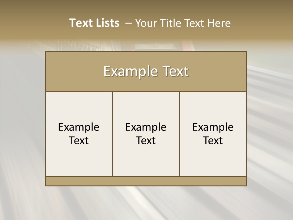 Commuting Wagon Journey PowerPoint Template