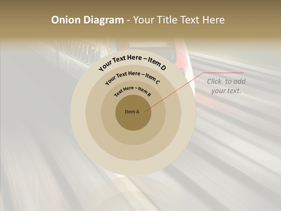 Commuting Wagon Journey PowerPoint Template