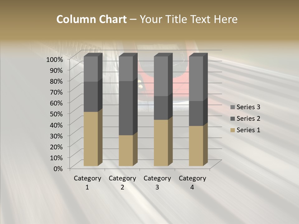 Commuting Wagon Journey PowerPoint Template