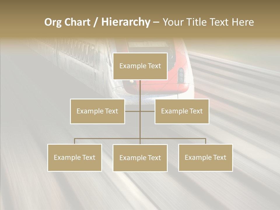 Commuting Wagon Journey PowerPoint Template