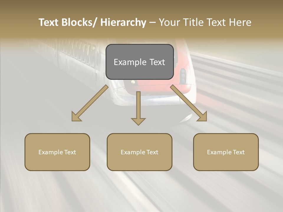 Commuting Wagon Journey PowerPoint Template