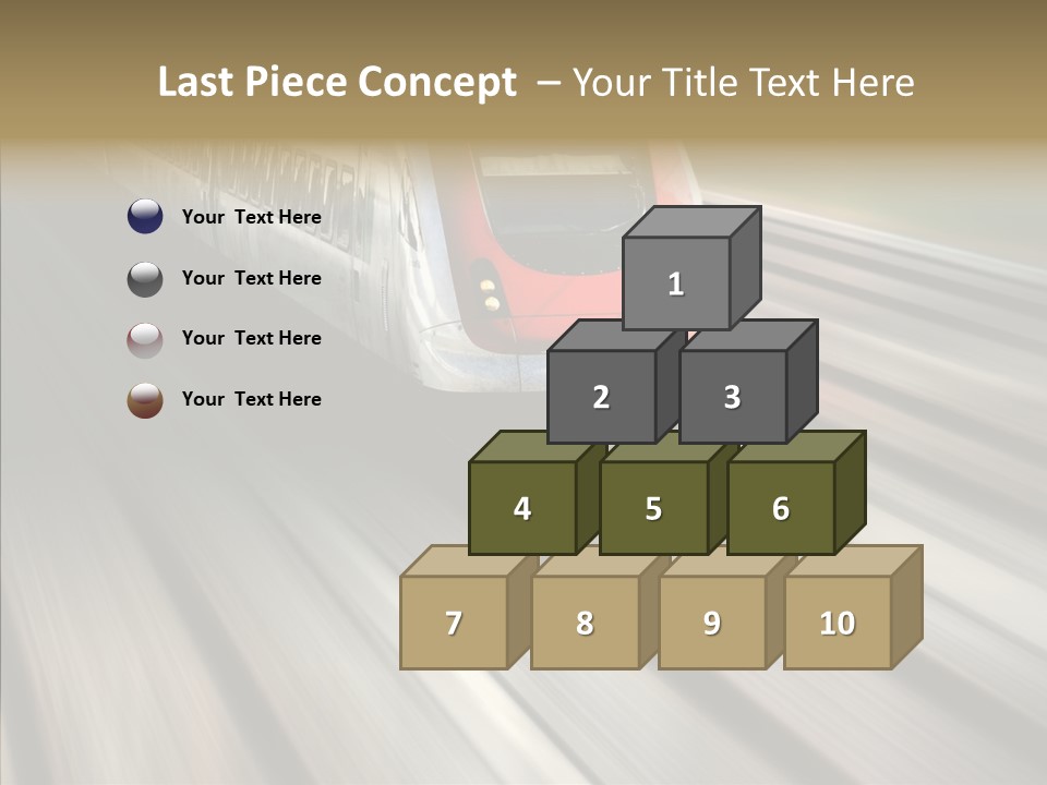 Commuting Wagon Journey PowerPoint Template