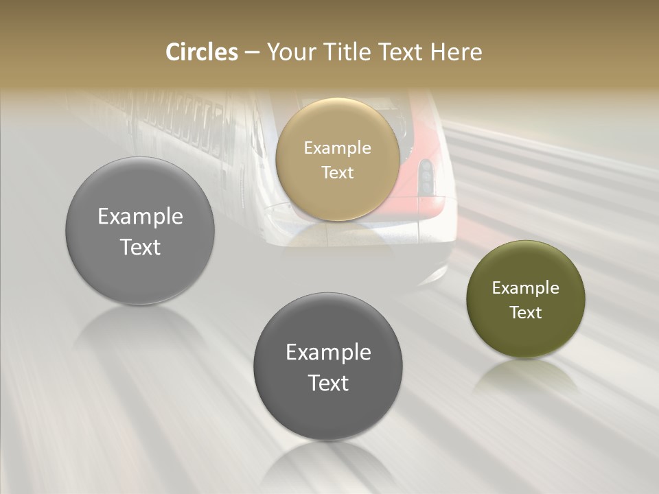 Commuting Wagon Journey PowerPoint Template