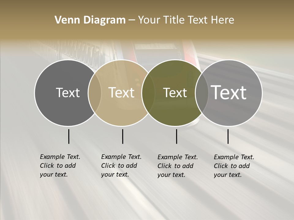 Commuting Wagon Journey PowerPoint Template