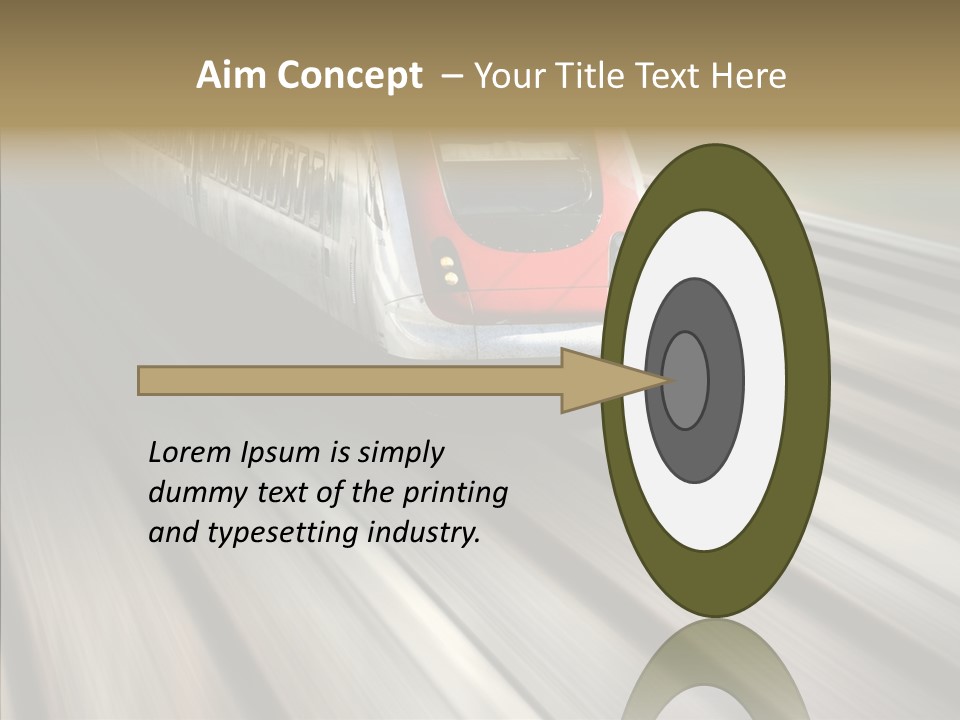 Commuting Wagon Journey PowerPoint Template