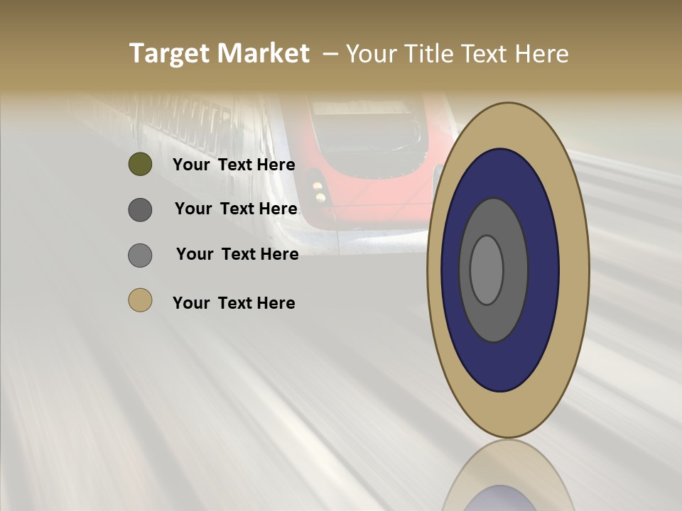 Commuting Wagon Journey PowerPoint Template