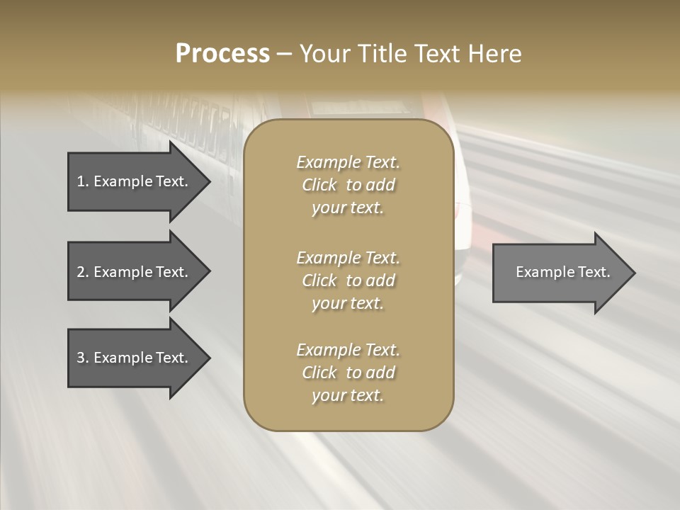 Commuting Wagon Journey PowerPoint Template
