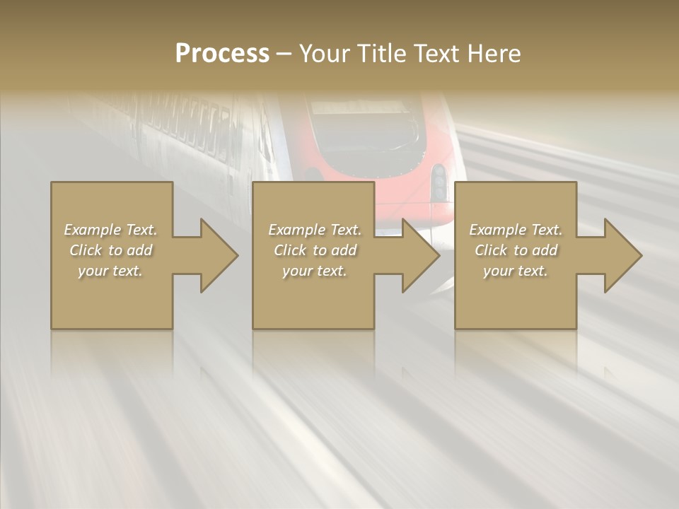 Commuting Wagon Journey PowerPoint Template