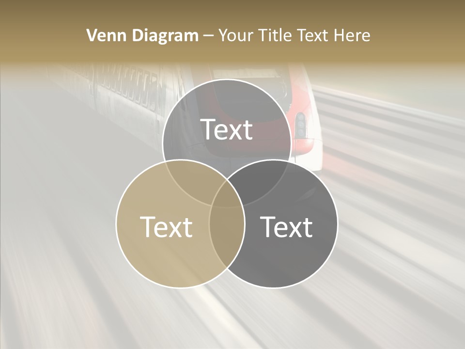Commuting Wagon Journey PowerPoint Template