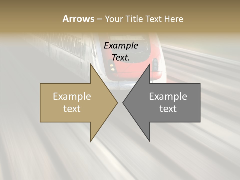 Commuting Wagon Journey PowerPoint Template