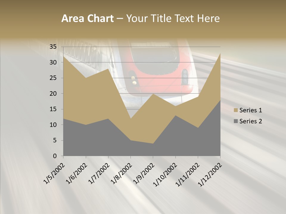 Commuting Wagon Journey PowerPoint Template