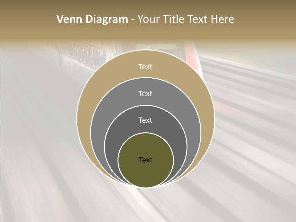 Commuting Wagon Journey PowerPoint Template
